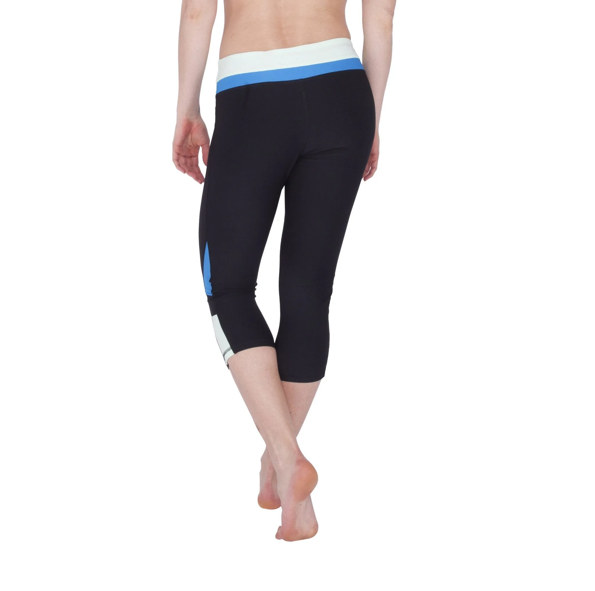 Prime Stripe Capri Stretch Legging