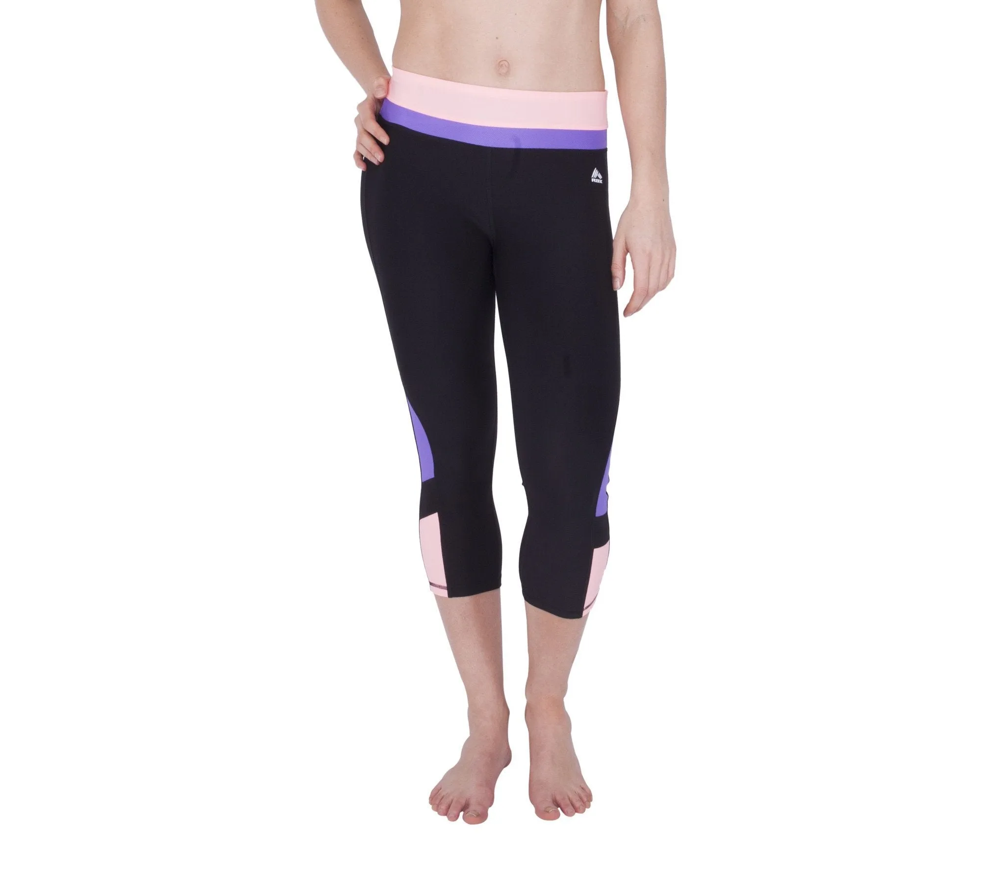 Prime Stripe Capri Stretch Legging