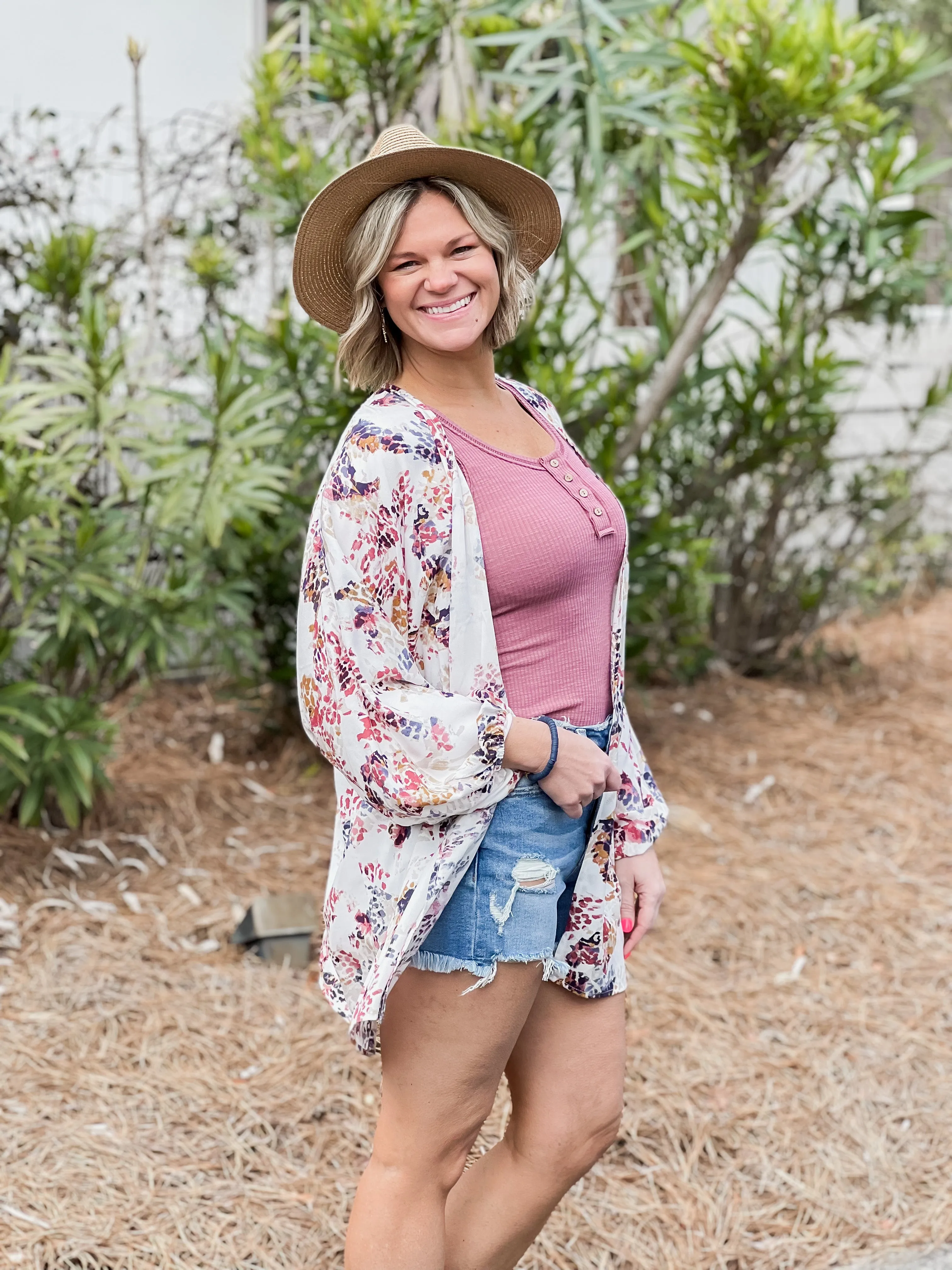 Print Bubble Cardi