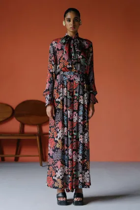 Printed Bow Top & Culottes Co-Ord Set
