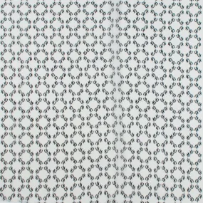 Printed Dobby Jacquard Chiffon - TANIA - 017 - Offwhite