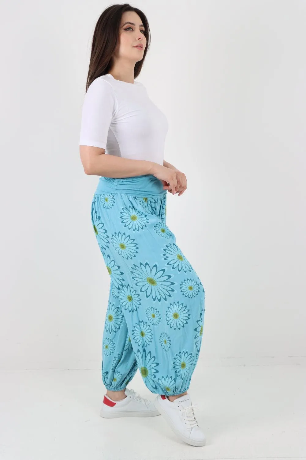 Printed Harem Pants
