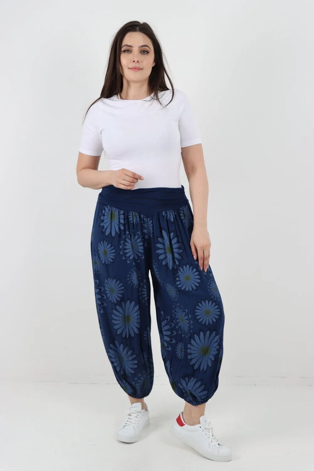 Printed Harem Pants