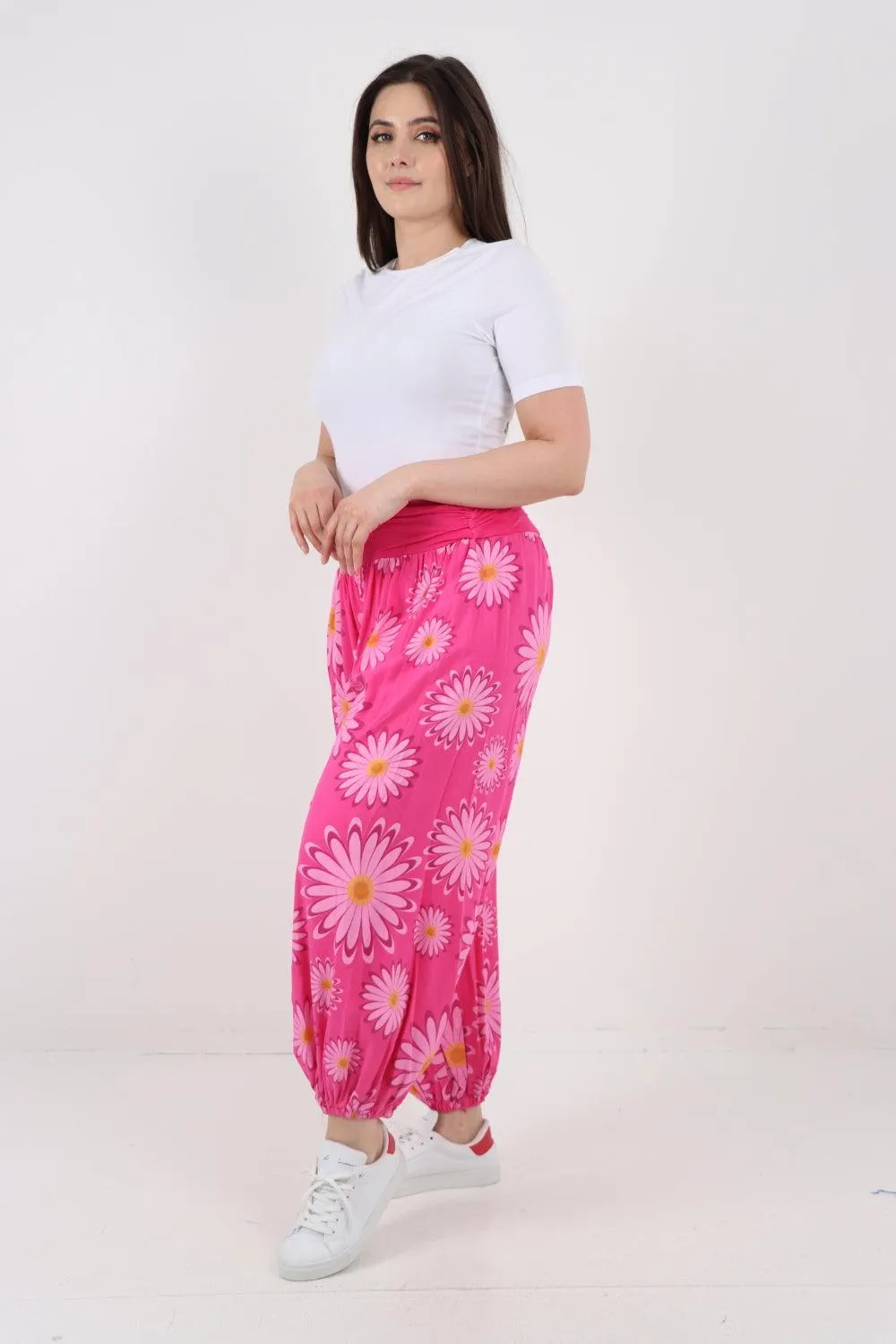 Printed Harem Pants