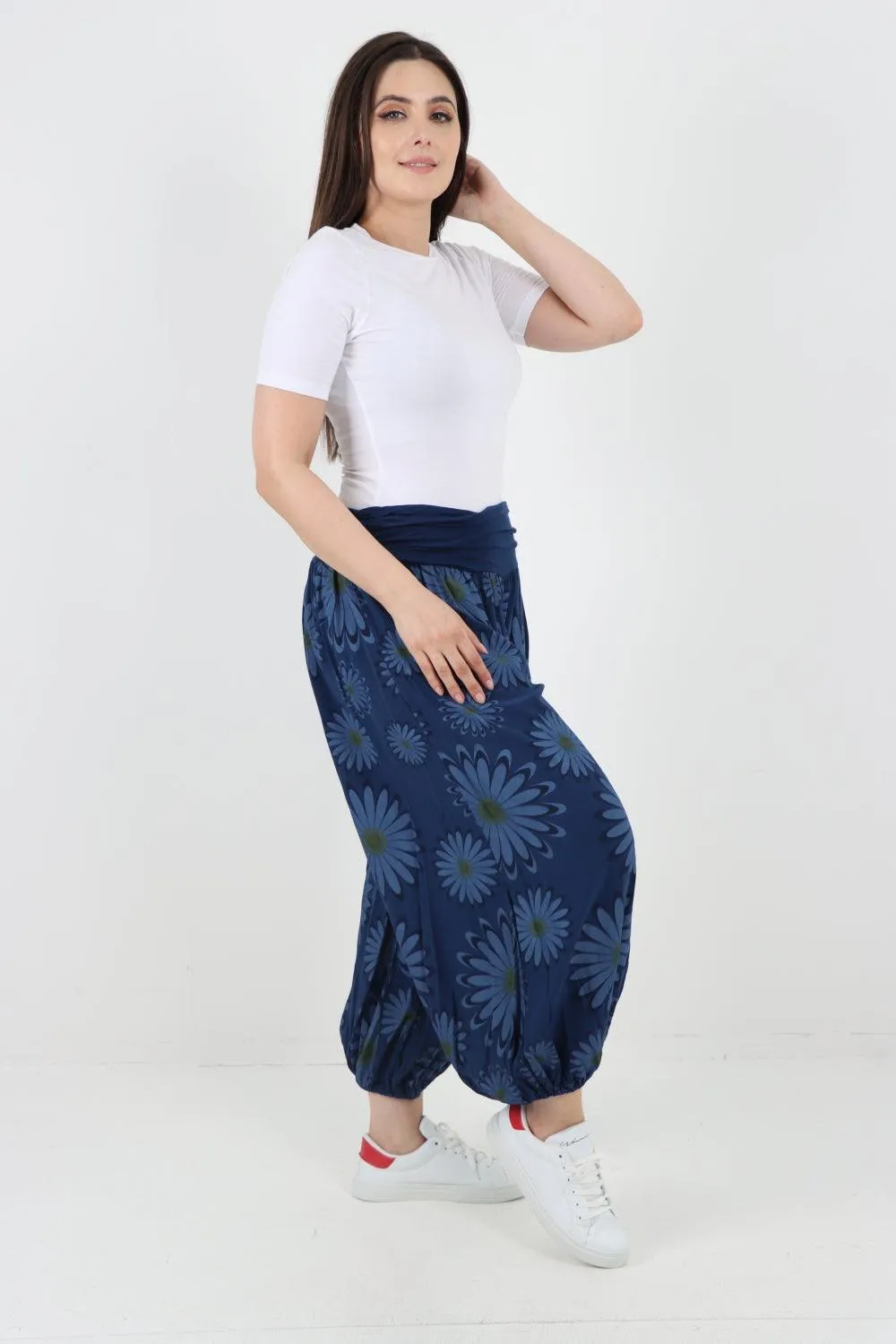 Printed Harem Pants