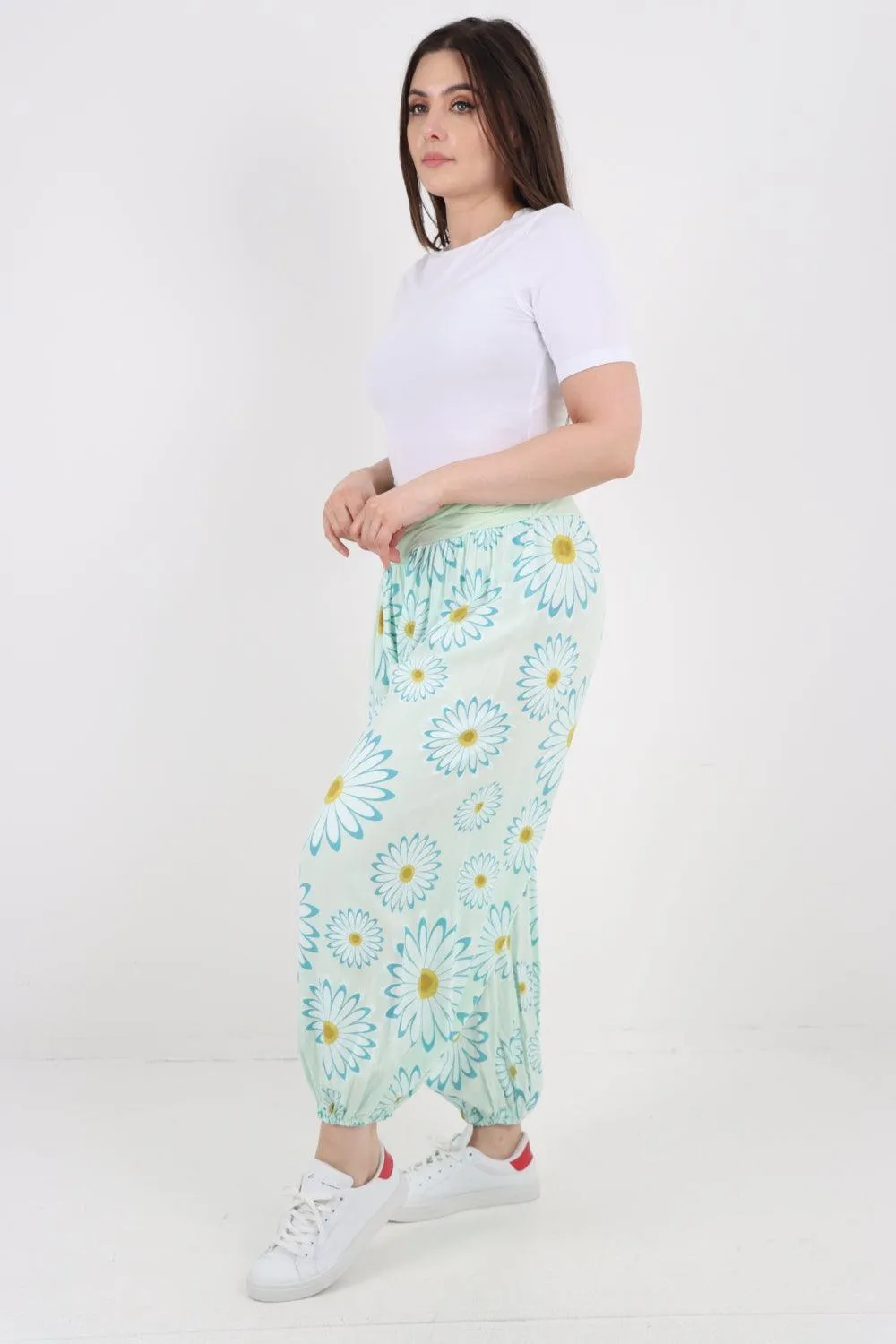 Printed Harem Pants