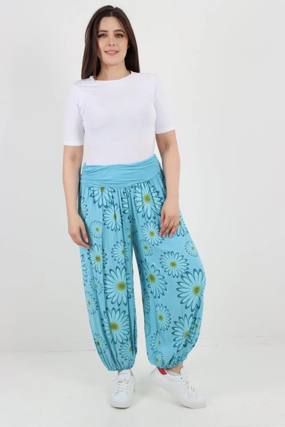 Printed Harem Pants