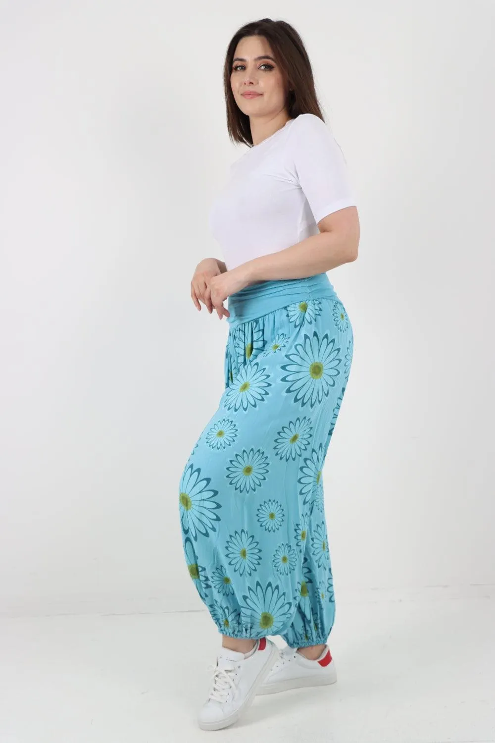Printed Harem Pants