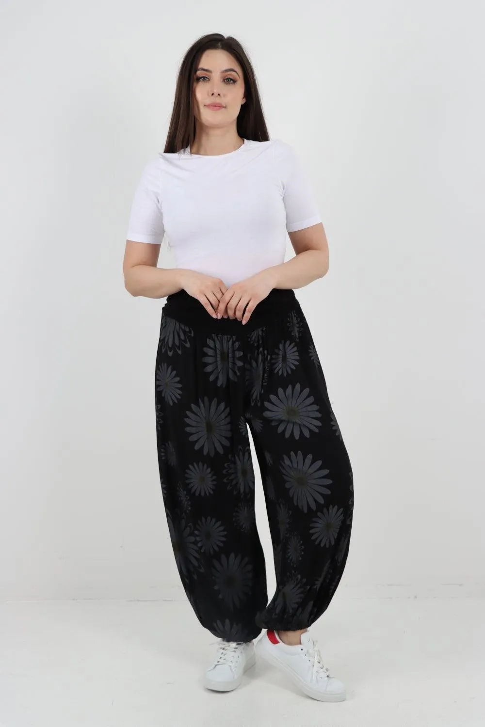 Printed Harem Pants