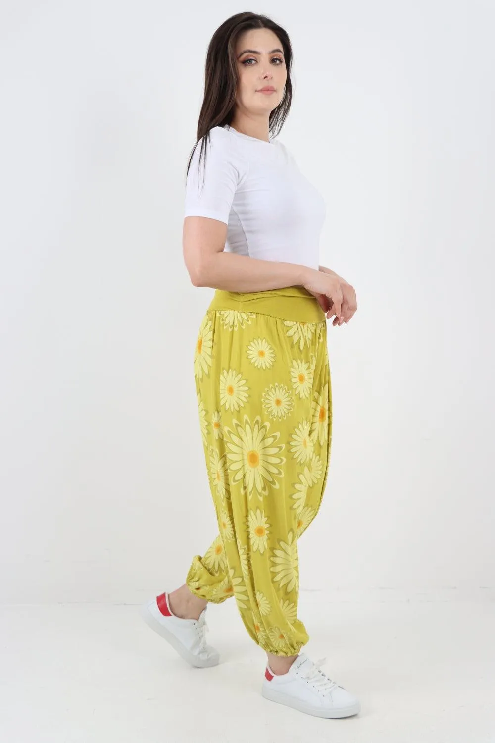 Printed Harem Pants