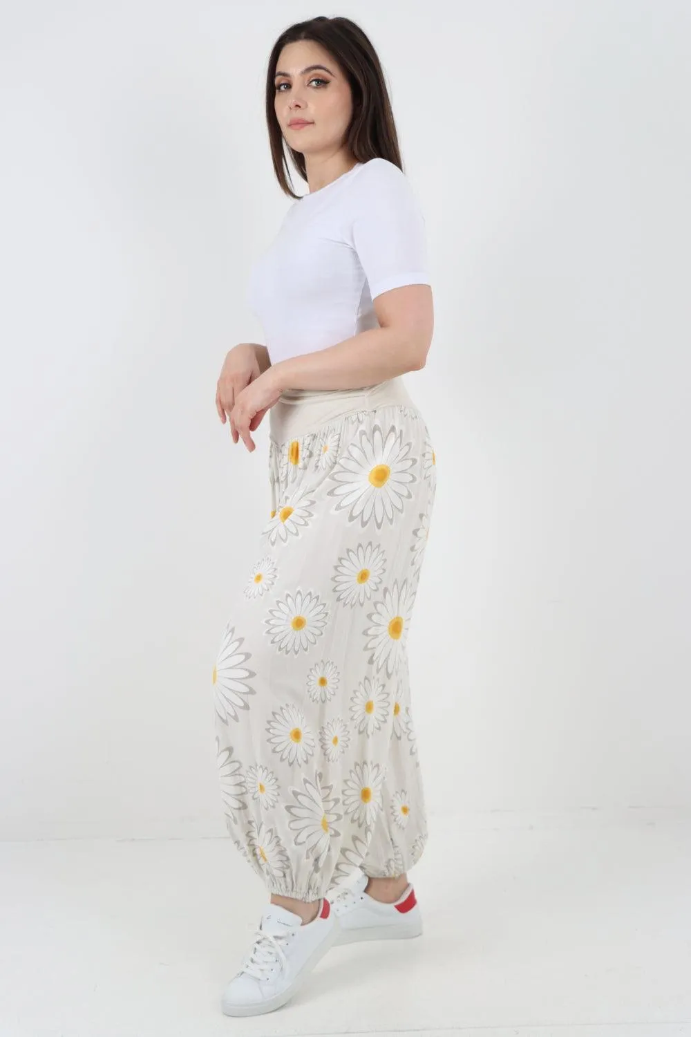 Printed Harem Pants