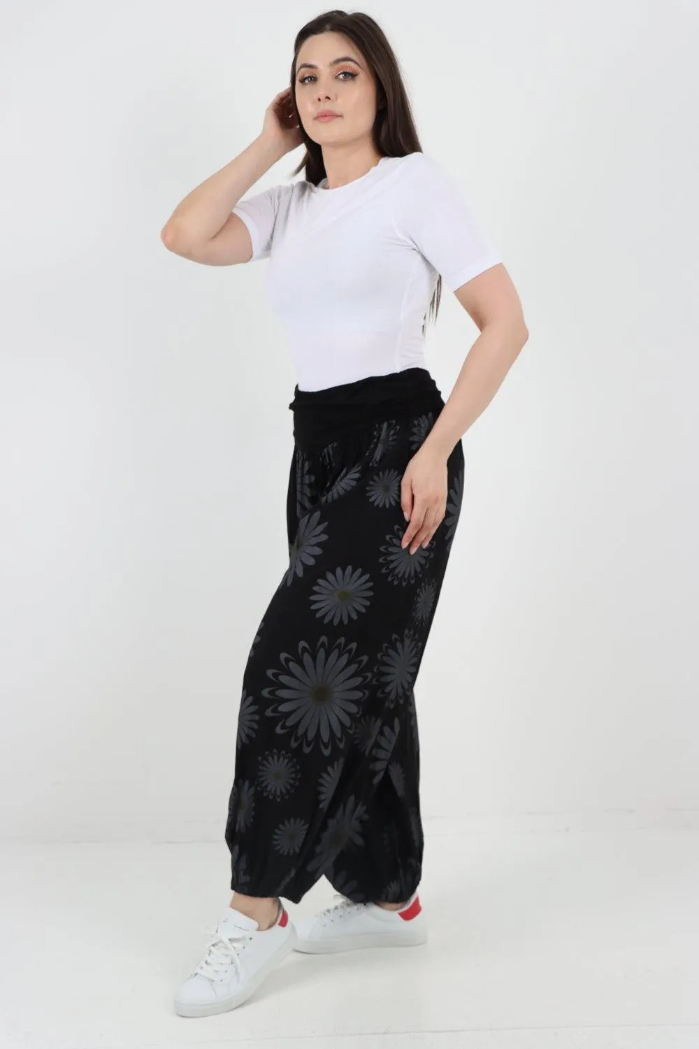 Printed Harem Pants
