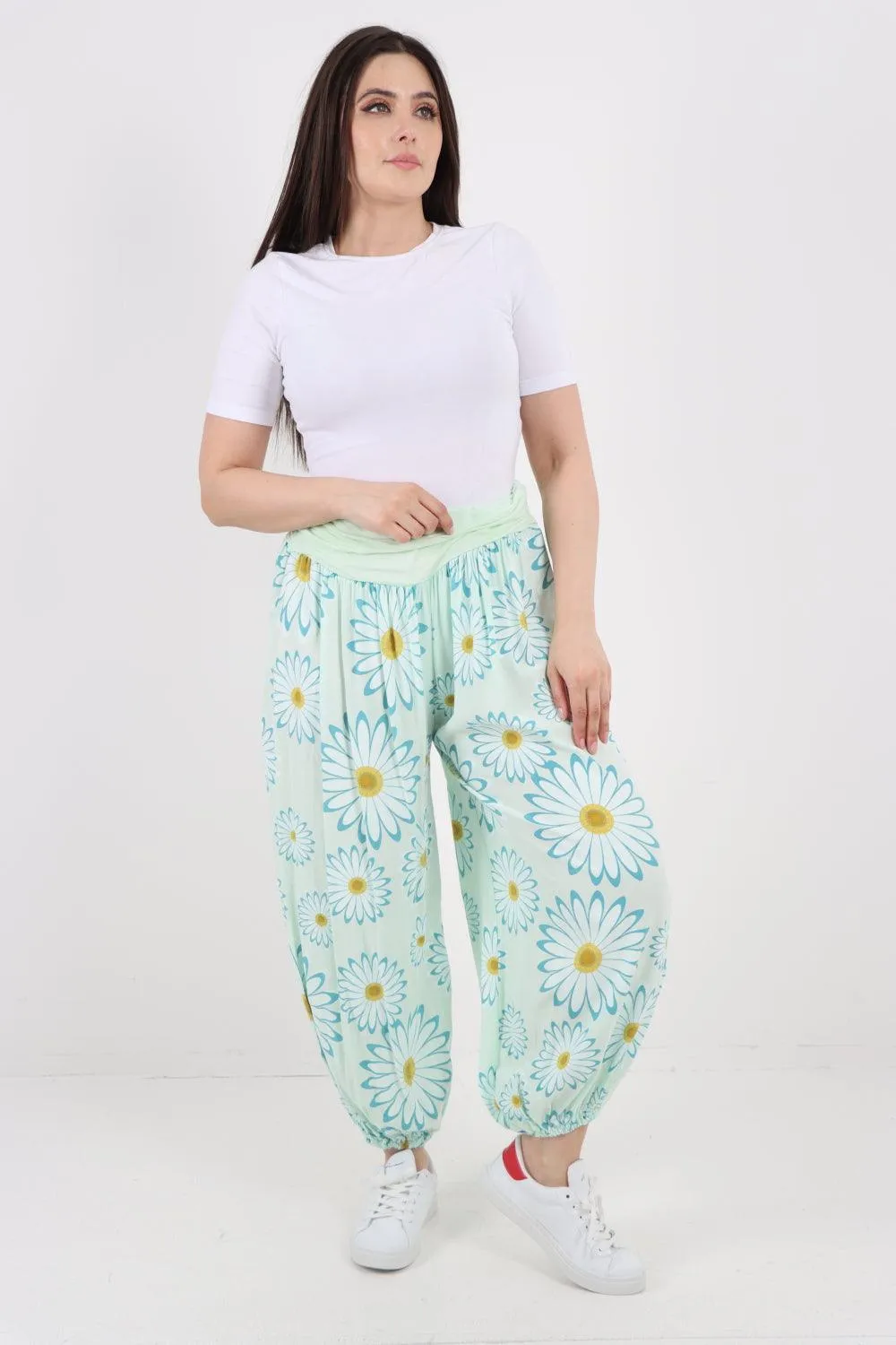 Printed Harem Pants