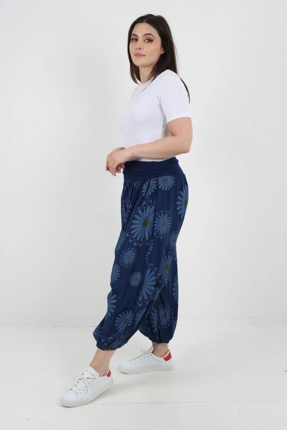 Printed Harem Pants
