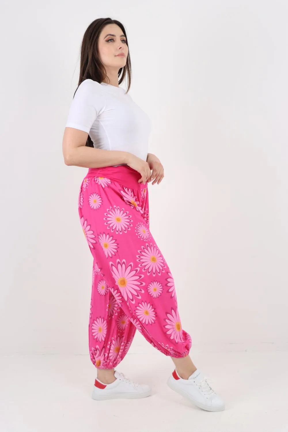 Printed Harem Pants