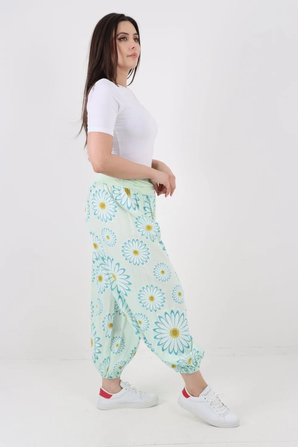 Printed Harem Pants