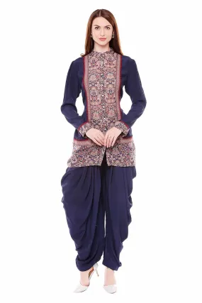 Printed Kurta and Dhoti Co-ord Set (Set of 2)