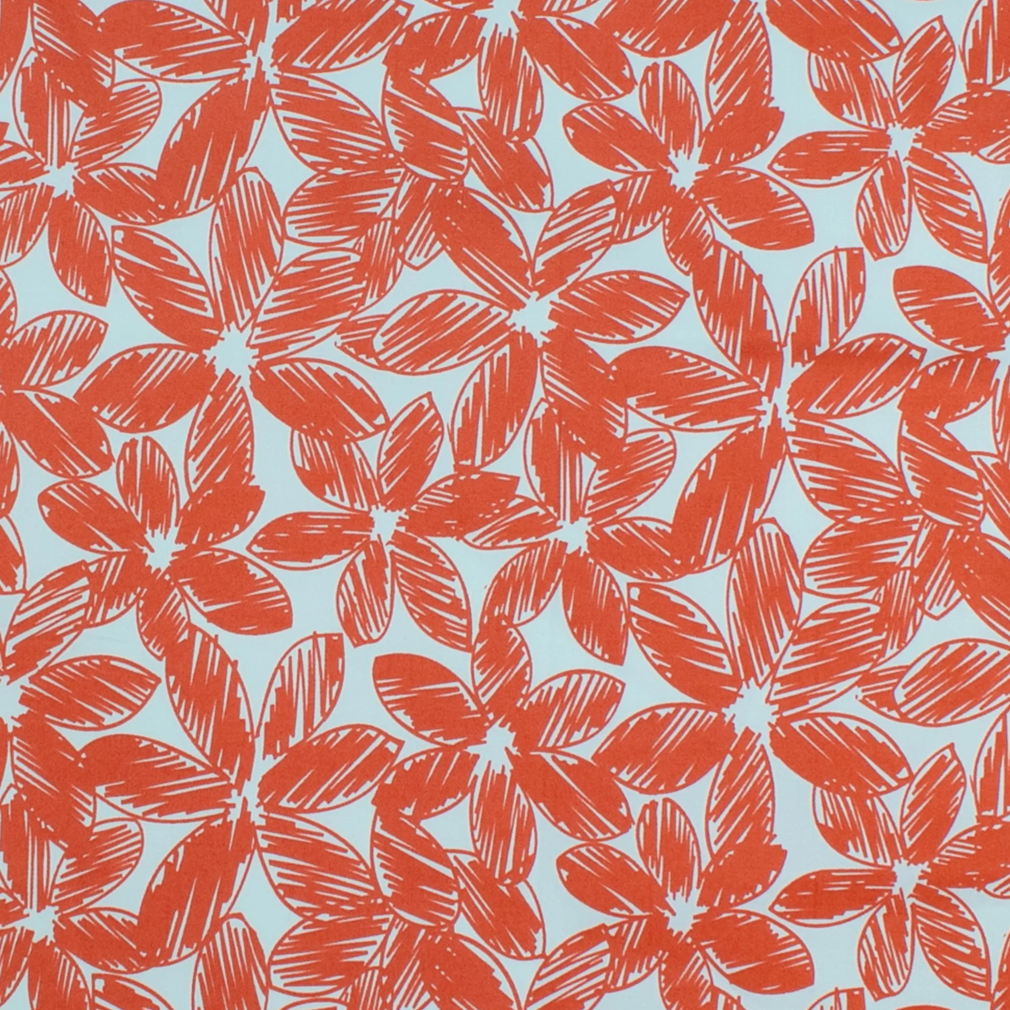 Printed Stretch Sateen - SANDY - 004 - Coral