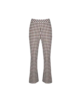 PRISM PANT BROWN GINGHAM