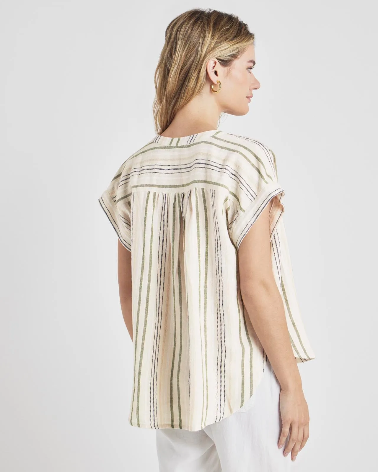 Priya Button Down Top