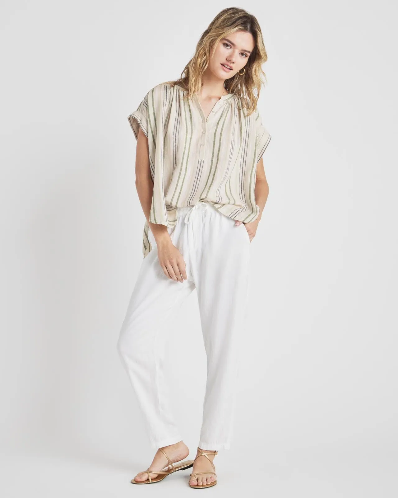 Priya Button Down Top