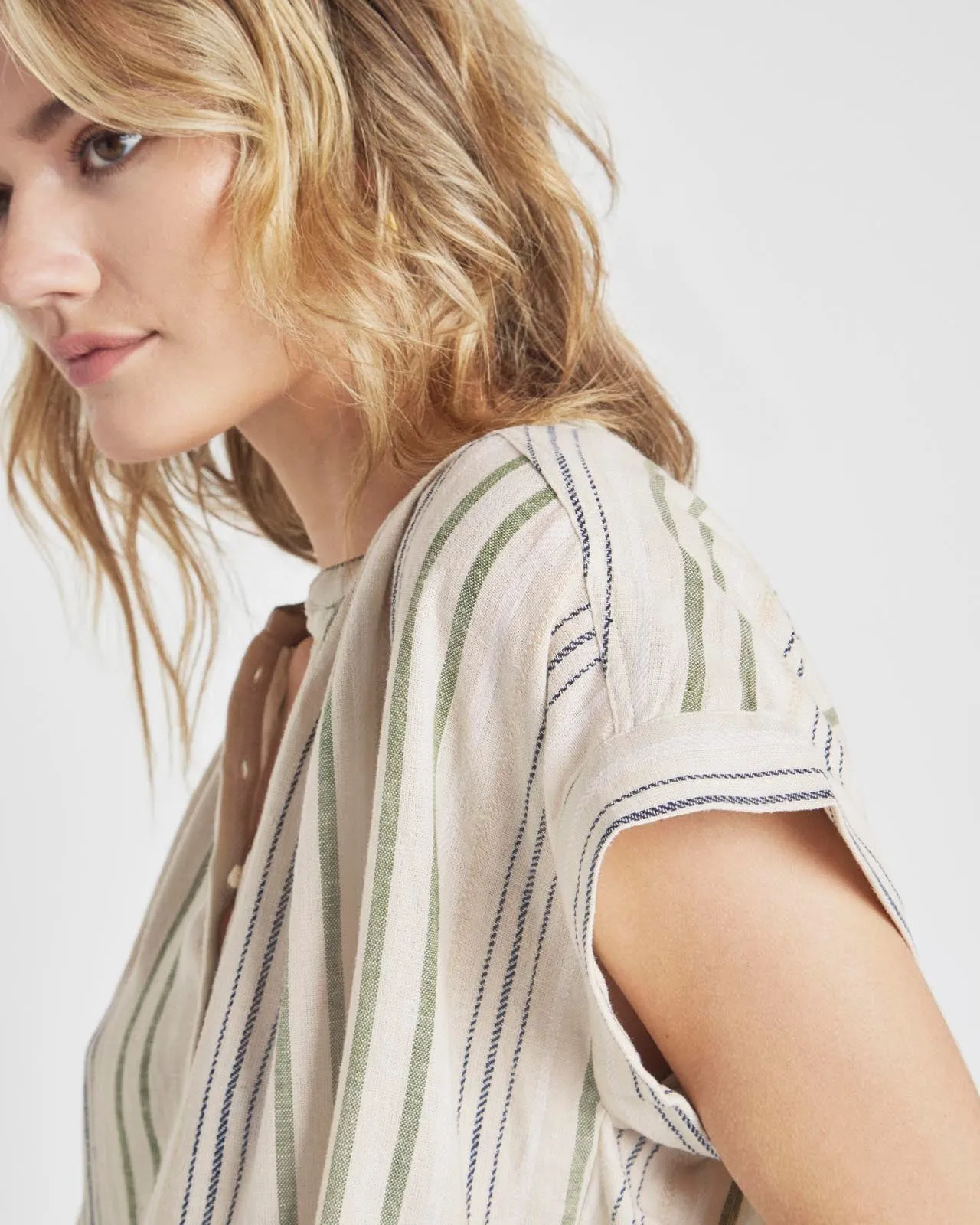 Priya Button Down Top