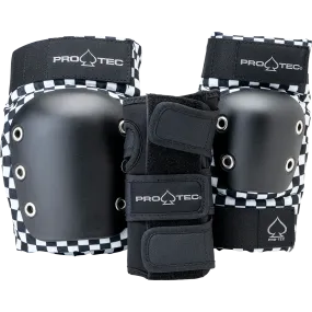 Pro-Tec Street Gear JR 3-Pack Pad Set - Checkerboard