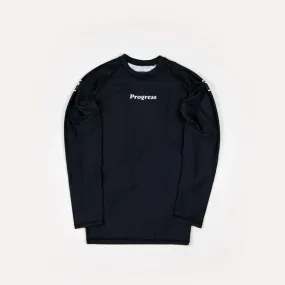 Progress Academy Long Sleeve Rash Guard Black