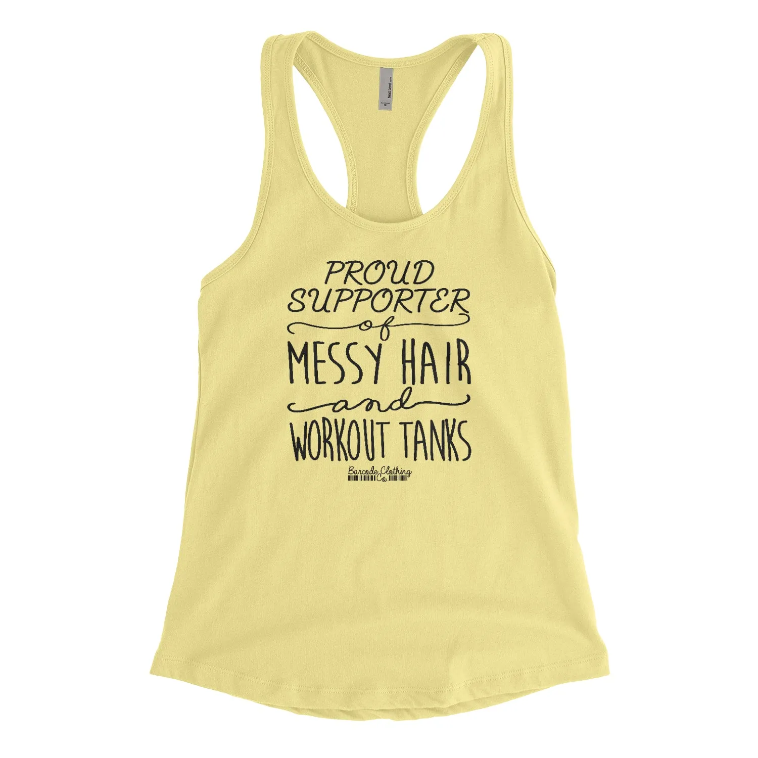 Proud Supporter Workout Tanks Blacked Out