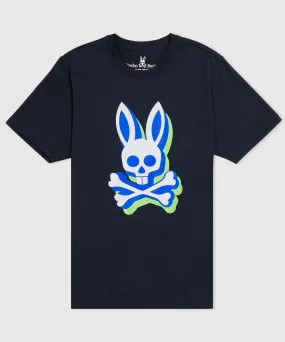 Psycho Bunny Lamport Graphic Tee - Navy