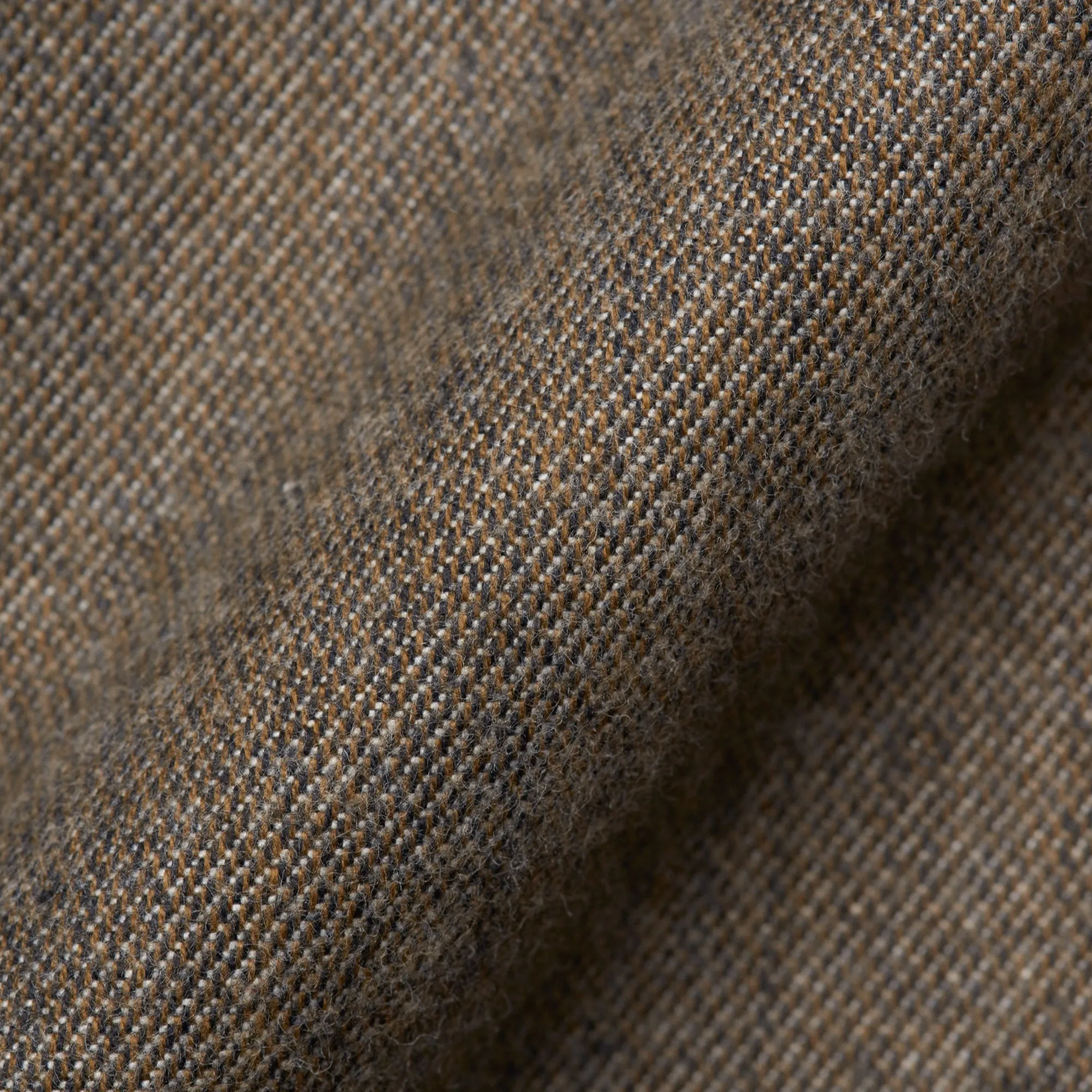 PT01 PANTALONI TORINO "Jacques" Khaki Flannel Twill Cotton Flat Front Pants NEW US 40