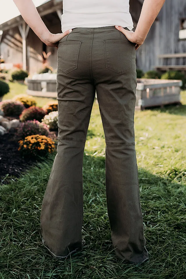 Pull on Flare Fit Jeans