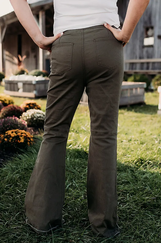 Pull on Flare Fit Jeans