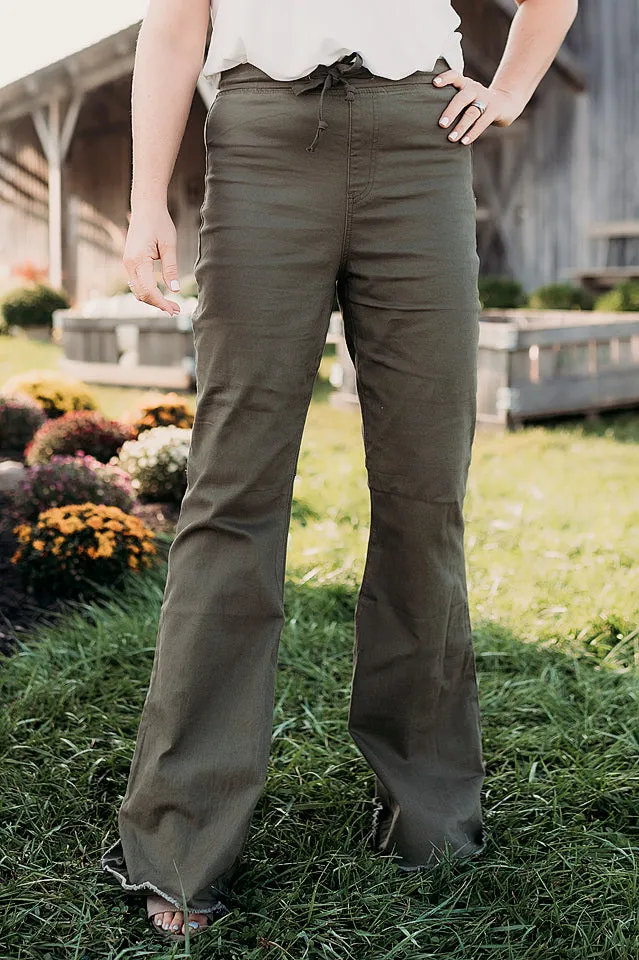 Pull on Flare Fit Jeans