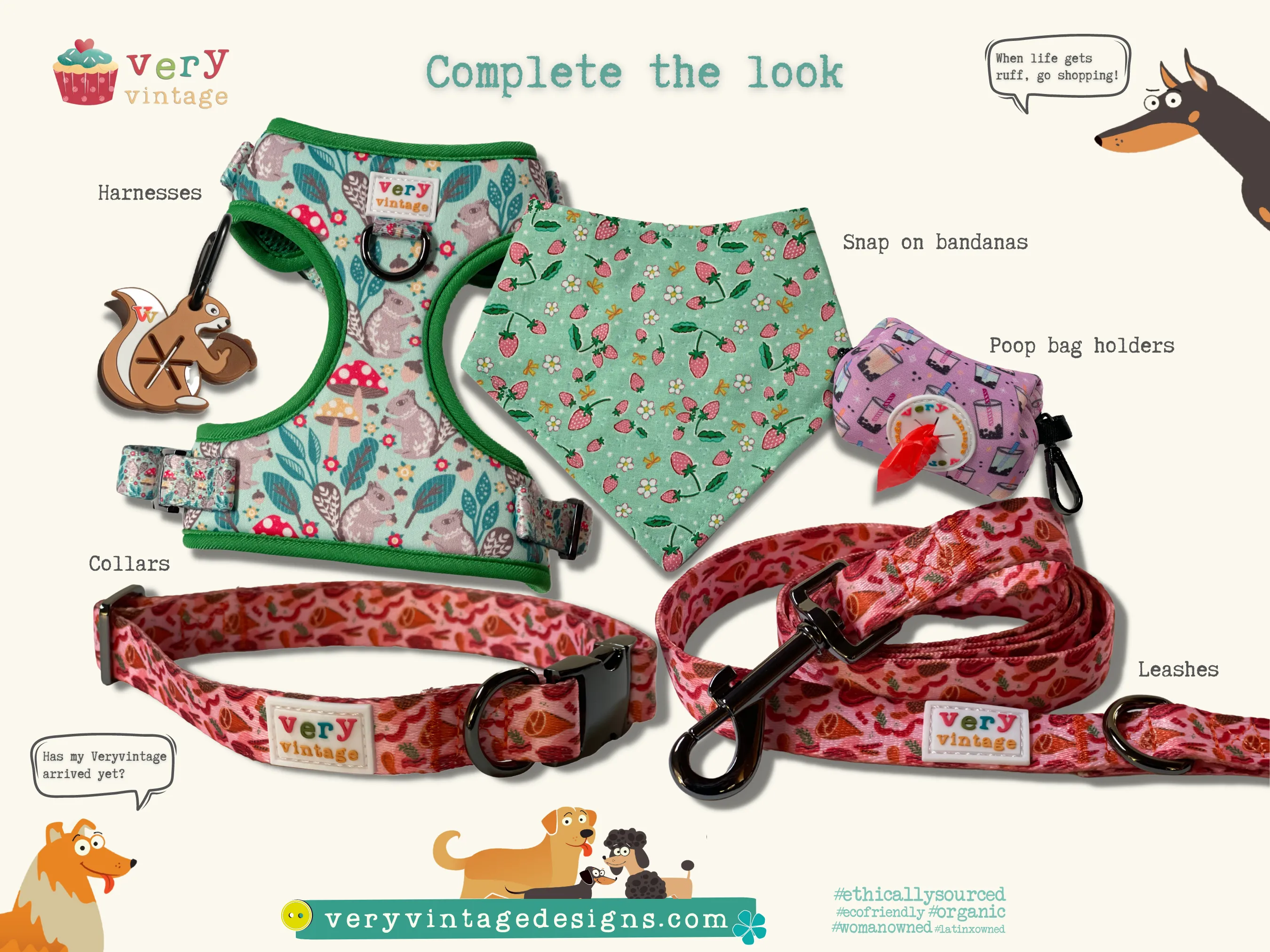 Puppachino - Recycled Eco-Friendly 5 ft Leash