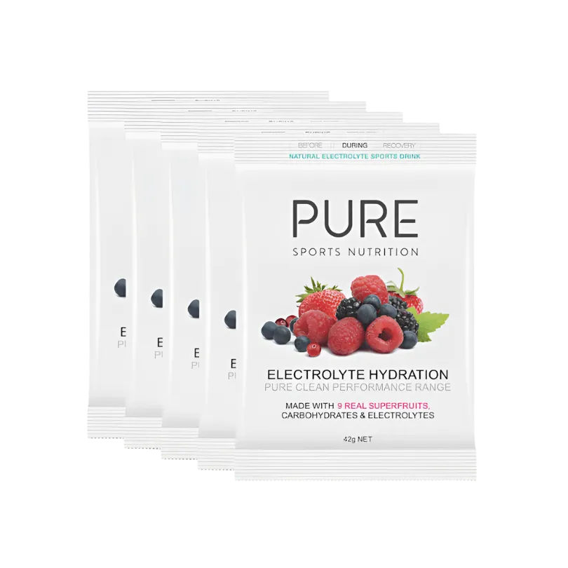 Pure Sports Nutrition - Electrolyte Hydration 42G Satchels - Superfruits