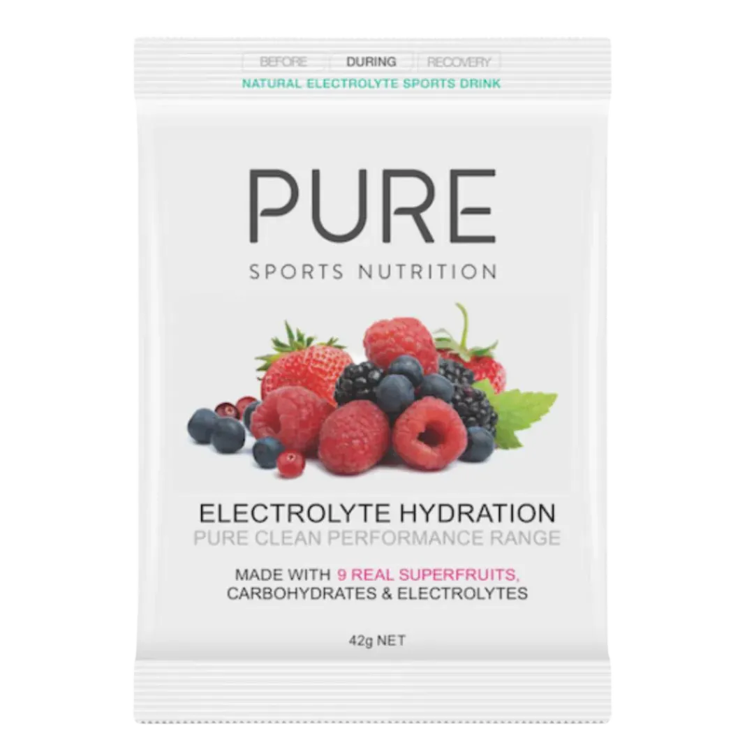 Pure Sports Nutrition - Electrolyte Hydration 42G Satchels - Superfruits