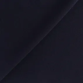 Pure Wool Crepe Dark Navy