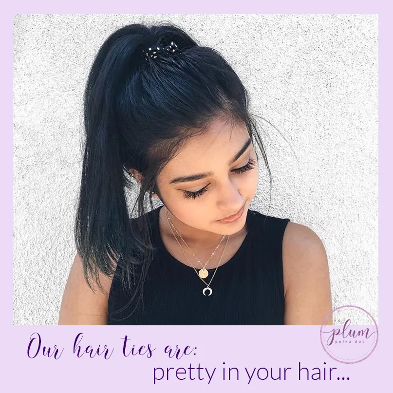 Purple Ombre Hair Ties - Set of 5