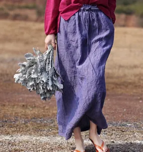 Purple  Women's Skirts SJ98409