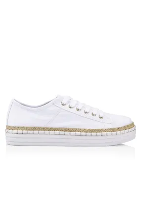 Queenbee Canvas Sneaker White