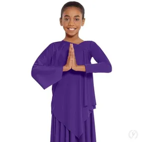 Quiet Prayer Asymmetrical Tunic - Child's - Eurotard 13826C