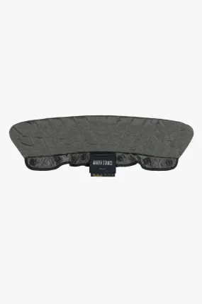 Quilted Collar - Anthracite / Jet Black