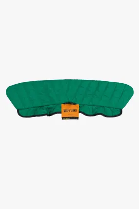 Quilted Collar - Emerald / Navy