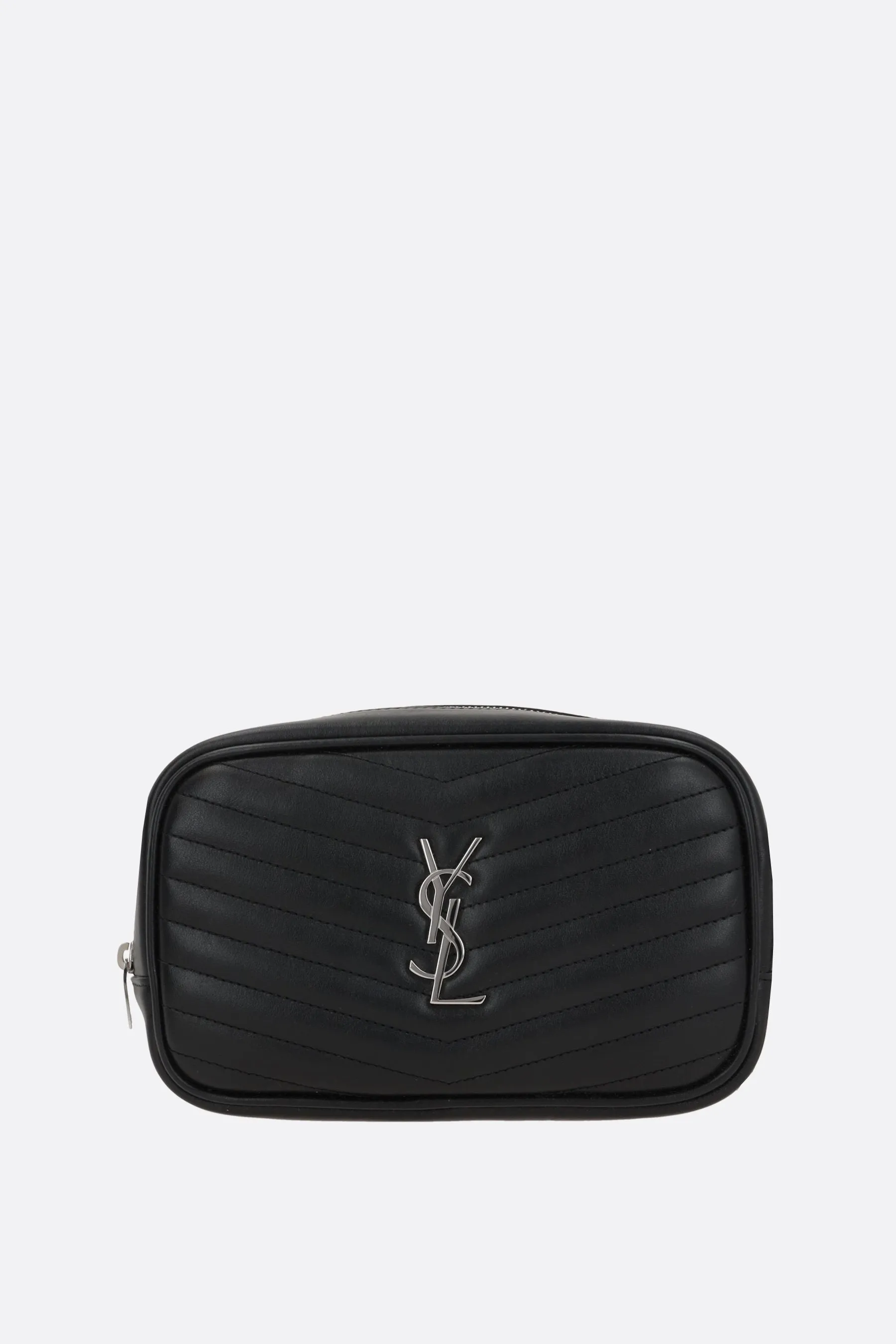 Quilted Diamond Pattern Leather Crossbody