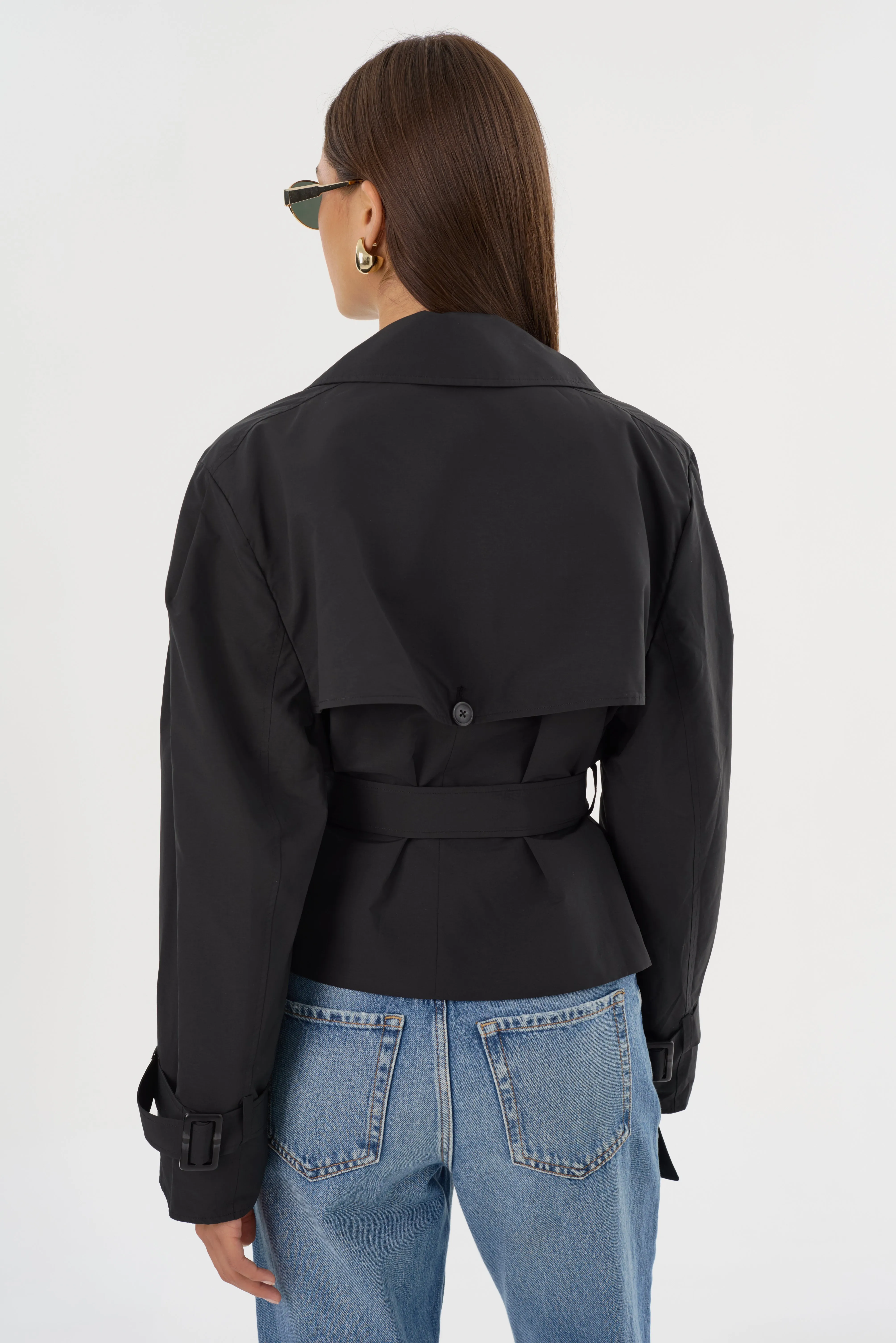 QUINN | Cropped Trench Coat