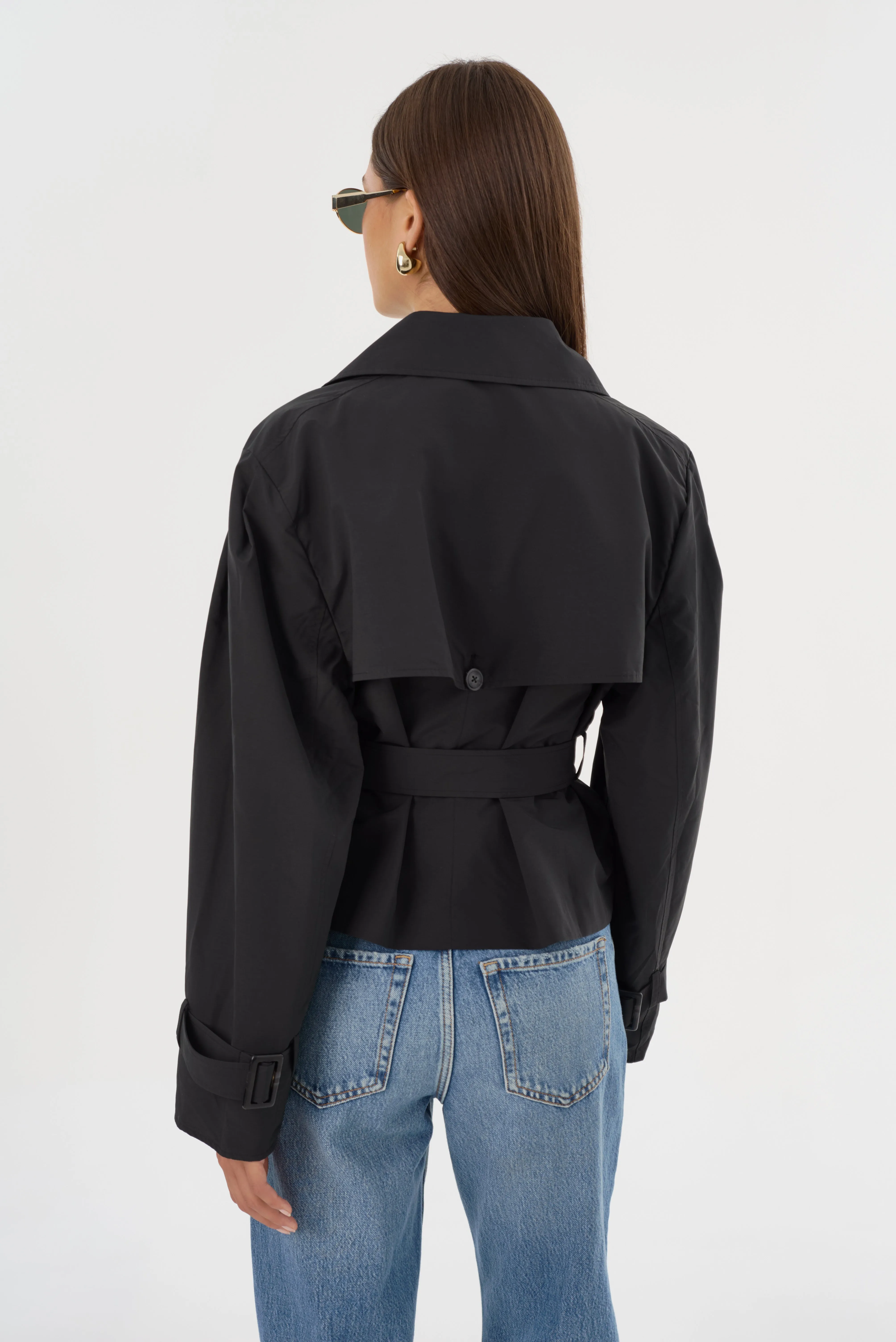 QUINN | Cropped Trench Coat