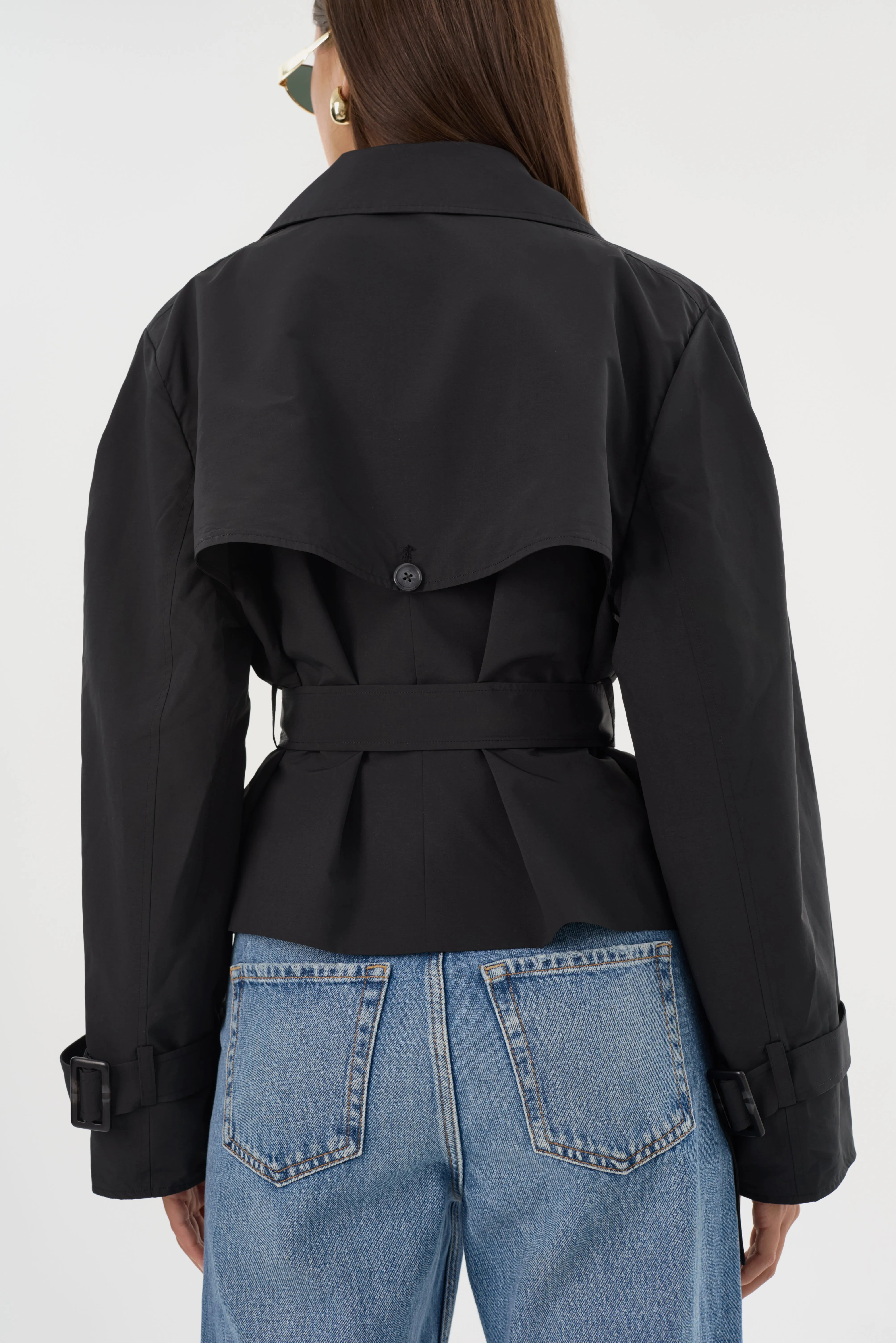 QUINN | Cropped Trench Coat
