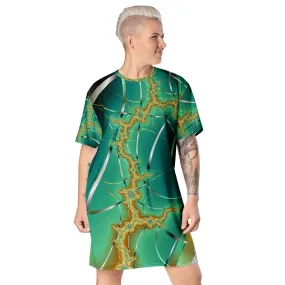 "Cosmic Twist" Collection - T-Shirt Dress