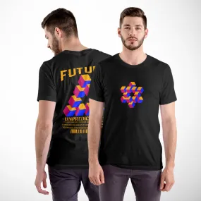 "FUTURE" Relaxed Fit Tshirt - Black